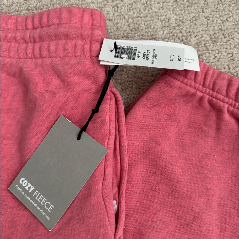 Aritzia Cozy Fleece track pants joggers XL NWT